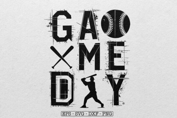 Game Day Baseball Vibes SVG, Baseball Svg