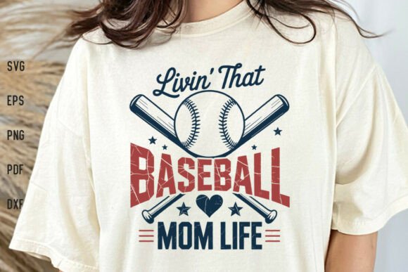 Livin That Baseball Mom Life Shirt SVG: Real Embroidery Review