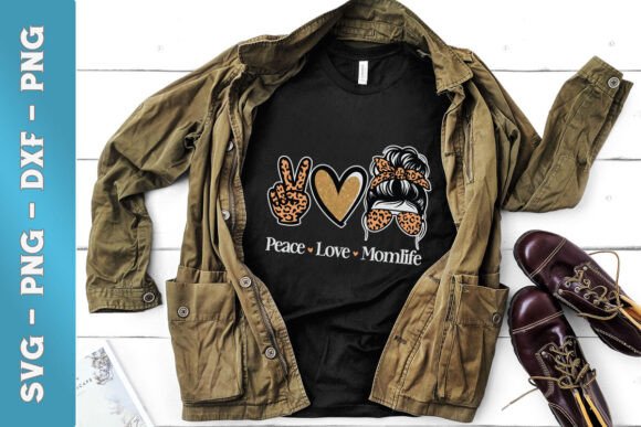 Peace Love Mom Life Messy Bun SVG: A Designer Review