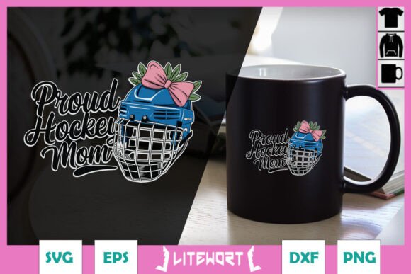 Proud Hockey Mom Sport Mama SVG