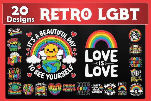 Retro LGBT SVG Bundle: An Embroidery Designer’s Review